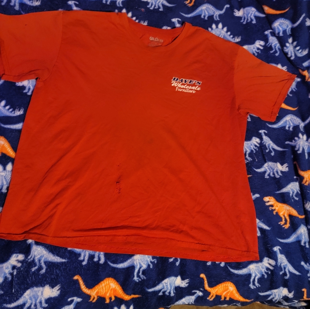 Red Dave's furniture shirt